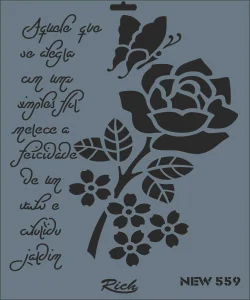 Supertrend Stencil Boyama Şablonu 25x35 cm. NEW-559