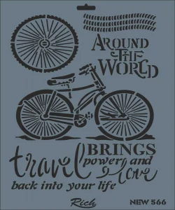 Supertrend Stencil Boyama Şablonu 25x35 cm. NEW-566