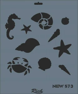 Supertrend Stencil Boyama Şablonu 25x35 cm. NEW-573