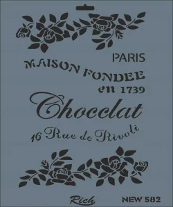 Supertrend Stencil Boyama Şablonu 25x35 cm. NEW-582