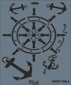 Supertrend Stencil Boyama Şablonu 25x35 cm. NEW-584