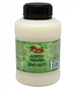 Supertrend Su Bazlı Vernik YARI MAT (Semi Matt Acrylic Varnish) 1250 cc.