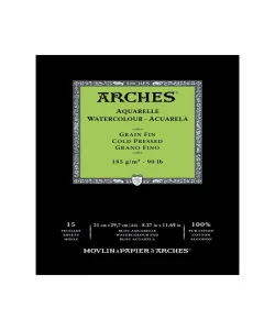 Supertrend Sulu Boya Defteri Blok Soğuk Baskı - Orta Doku 185 gr. 21x29 cm. 15 Yaprak
