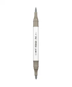 Supertrend Supertrend Acrylic Duo Marker Çift Uçlu Su Bazlı Boyama Markörü No:130 Taş Gri