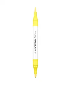 Supertrend Supertrend Acrylic Duo Marker Çift Uçlu Su Bazlı Boyama Markörü No:63 Neon Sarı