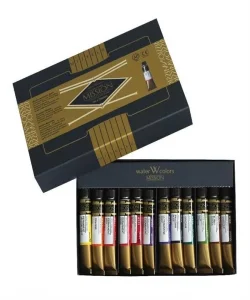 Supertrend Supertrend Gold Class Pigment Tüp Sulu Boya Seti 12 Renk x 7 ml.