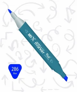 Supertrend Supertrend Sketch Marker Duo Çift Uçlu Marker Kalem 286 Blue