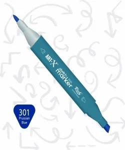Supertrend Supertrend Sketch Marker Duo Çift Uçlu Marker Kalem 301 Prussian Blue