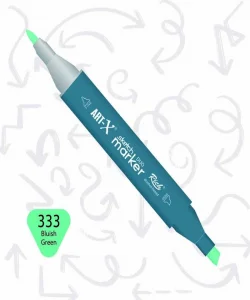 Supertrend Supertrend Sketch Marker Duo Çift Uçlu Marker Kalem 333 Bluish Green