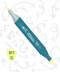 Supertrend Supertrend Sketch Marker Duo Çift Uçlu Marker Kalem 917 Baby Yellow