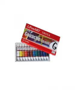 Supertrend - Supertrend Troya Guaj Boya Seti 12 Renk x 12 ml.