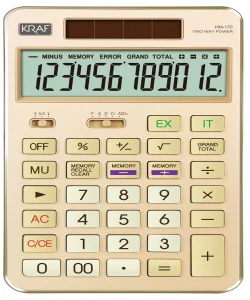 Supertrend Supertrendaüstü Hesap Makinesi 12 Hane GOLD