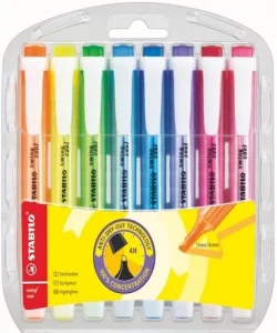 Supertrend Swing Cool Fosforlu İşaretleme Kalemi Seti 8 Renk