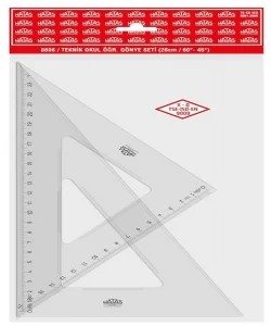 Supertrend Teknik Okul Öğrenci Gönye Seti 26 cm. 30-60-90 ve 45-45-90