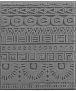 Supertrend Texture Plate Silikon Polimer Kil Desen ve Doku Kalıbı 9x9 cm. GEOMETRICS