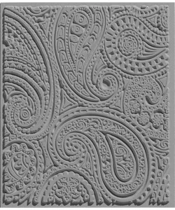 Supertrend Texture Plate Silikon Polimer Kil Desen ve Doku Kalıbı 9x9 cm. PAISLEY