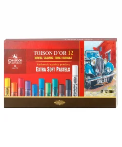 Supertrend Toison Dor Extra Soft Pastel Boya Seti (Kalın) 12 Renk