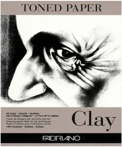 Supertrend Toned Paper Clay Eskiz Çizim Defteri Kil Rengi 120 gr. A3 50 yaprak