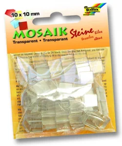 Supertrend Transparan Mozaik Taşı 10x10 mm. 190 Adet BEYAZ