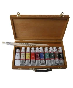 Supertrend Troya Ahşap Çantalı Yağlı Boya Seti