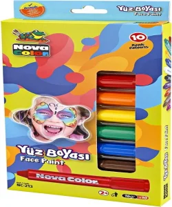 Supertrend Yüz Boyası 10 Renk Set