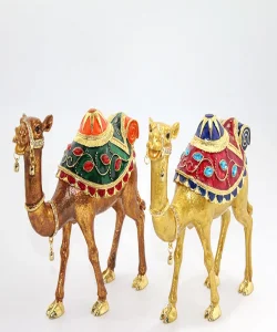 Swaroski Taşlı Tekli Deve Figürü SPR1877