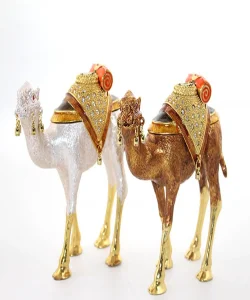 Swaroski Taşlı Tekli Deve Figürü SPR1878