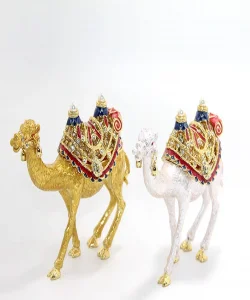 Swaroski Taşlı Tekli Deve Figürü SPR1879