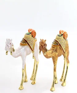 Swaroski Taşlı Tekli Deve Figürü SPR1880