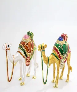 Swaroski Taşlı Tekli Deve Figürü SPR1882