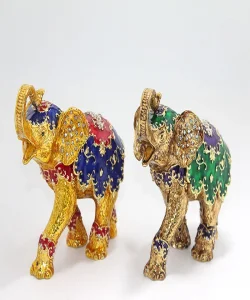 Swaroski Taşlı Tekli Fil Figürü SPR1888