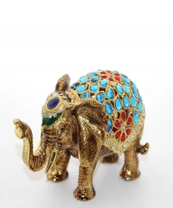 Swaroski Taşlı Tekli Fil Figürü SPR1891