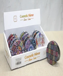 Taşlı El Aynası Yuvarlak İnce SPR3750