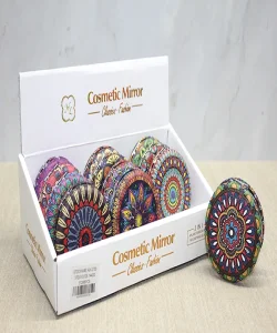 Taşlı Yuvarlak El Aynası Kalın SPR3755