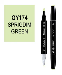 Touch Twin Marker Çizim Kalemi GY174 Spring Dim Green