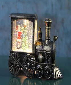 Trenli Yılbaşı Işıklı Kar Küresi SPR3221