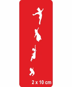 Uçan Melekler Ruhlar  Tattoo Geçici Dövme Şablonları Kına Kalıpları