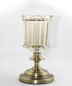 Üstü Cam Şamdan Tekli SPR3155