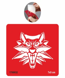 Witcher Ak Kurt Dövme  Tattoo Geçici Dövme Şablonları Kına Kalıpları