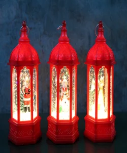 Yılbaşı Temalı Işıklı Kar Küresi SPR3218