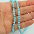 4mm Mavi Sedef Boncuk