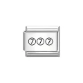 777 Yazılı İtalyan Charm