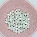 8mm Beyaz Cam İnci 50gr