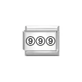 999 Yazılı İtalyan Charm