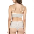 Kaliteli Ekru Babydoll Şort Takımı
