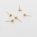 Altın Kap. 6mm Top Çivi Küpe