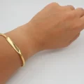 Altın Kap. Üstü Düz Bileklik