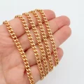 Altın Kaplama 3x5 Traşlı Zincir