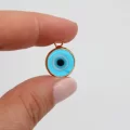 Altın Kaplama Mavi Sallantı Nazar Murano