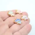 Altın Kaplama Mineli Lotus Çiçeği